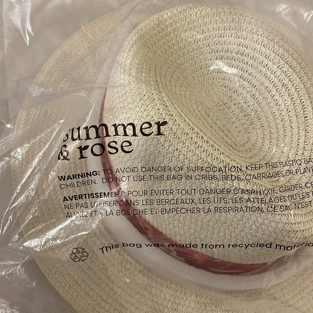 Women's Madison Straw Fedora Hat